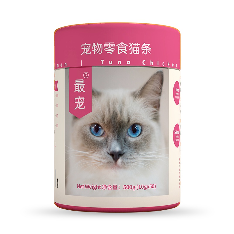 澳洲品牌 最宠 猫零食4款混装猫条500g(10g*50) 宠物猫湿粮流质成年幼猫粮猫罐头猫咪肉条布丁营养护肠胃去毛球
