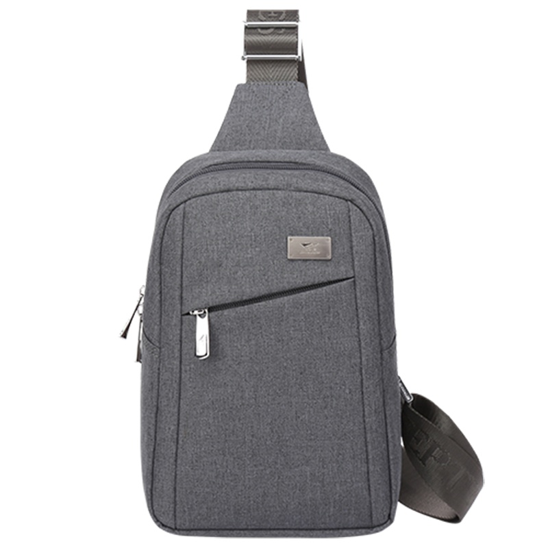 七匹狼男包休闲胸包斜跨包男士运动胸包多功能腰包