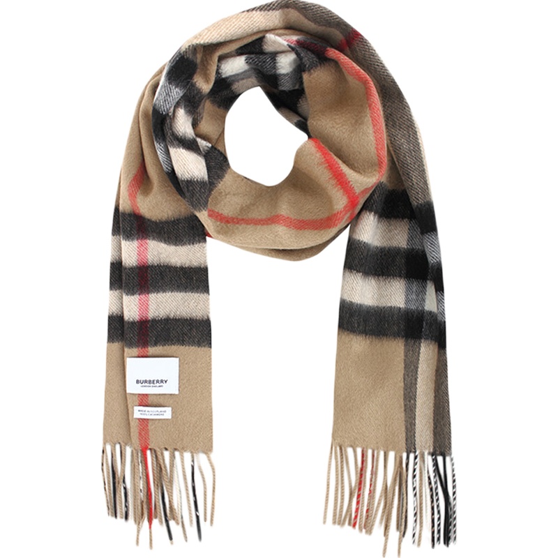 BURBERRY 博柏利 男女通用款 羊绒围巾 80181731