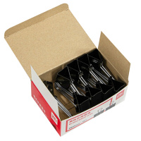 得力9542-2#长尾票夹41mm盒装(12只/盒)5盒(黑)