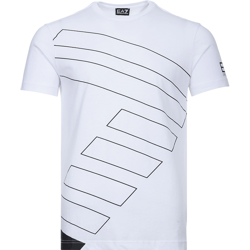 EMPORIO ARMANI EA7 阿玛尼 男士棉质圆领短袖T恤衫 3GPT19 PJV5Z