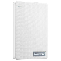 纽曼(Newsmy)160G USB2.0 白色 移动硬盘 清风 2.5英寸 文件数据备份存储 稳定耐用 外接移动硬盘