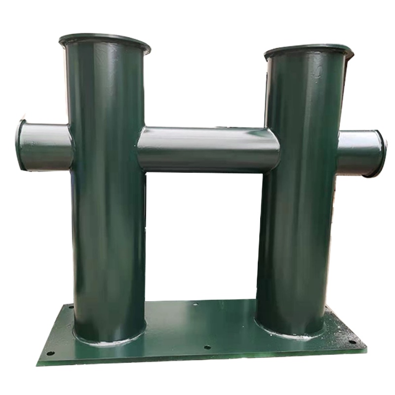 船用不锈钢十字揽桩 双十字揽桩 大号双柱