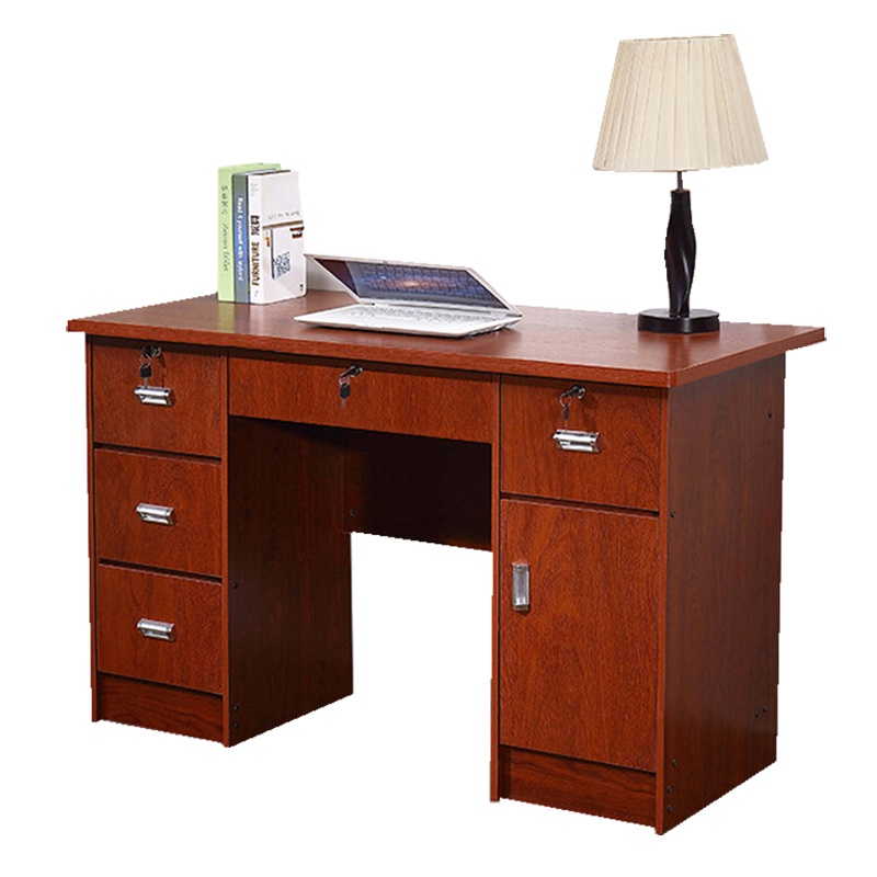 日盛达仁办公桌规格1400X700X750MM 板材免漆板 面板2.5