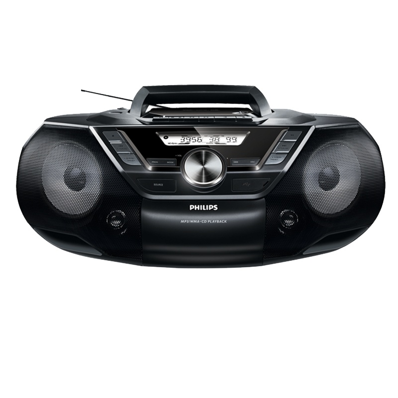 Philips/飞利浦 AZ787/93 磁带CD机播放器教学英语考试U盘收录机