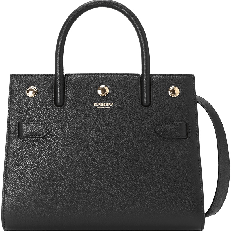 【预定】BURBERRY/博柏利 Title - 迷你皮革双提柄泰尔勒手袋 26*13.5*20CM