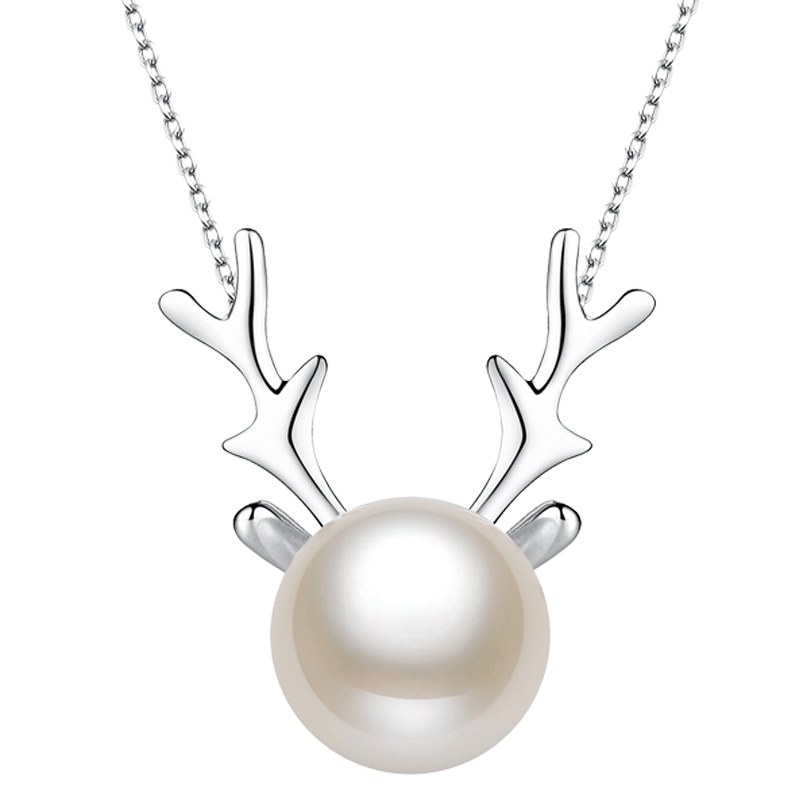 佰色传情(BRIR)淡水珍珠项链S925银小鹿一路有你