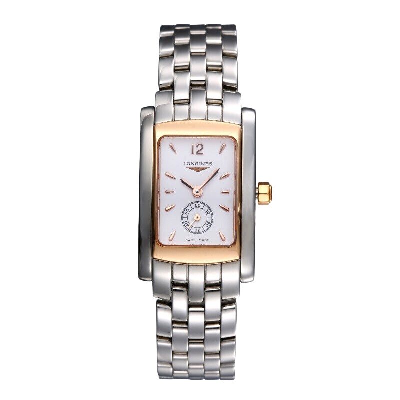 浪琴LONGINES 瑞士品牌 黛绰维纳系列 女表 女士石英表L5.155.5.18.6