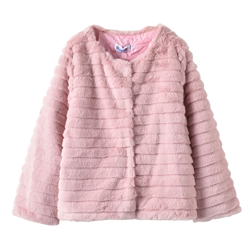 铅笔俱乐部童装2020秋装新款女童棉衣大童保暖外套儿童毛毛外套