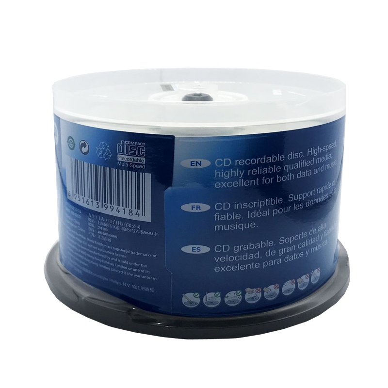 PHILIPS 飞 利 浦 光盘 50片桶装 CD-R CD刻录盘 空白光盘