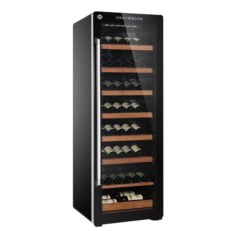 格力(GREE)酒柜 JC-320P 变频节能 一键智能调温 恒温恒湿多维避震系统 安心储酒 矅岩黑色320L 大容量