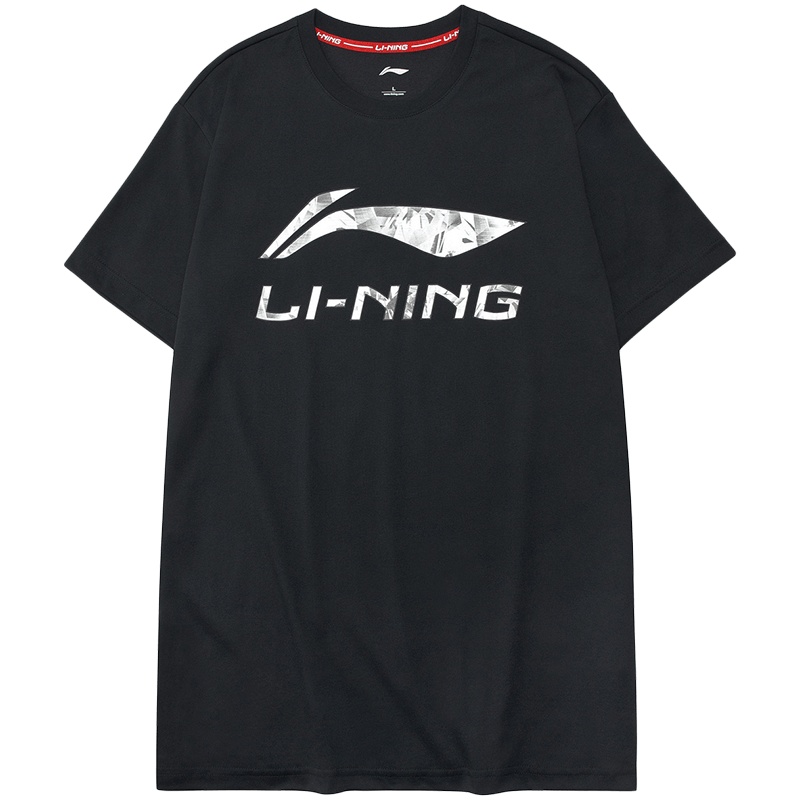 【自营】李宁短袖T恤男运动时尚系列休闲圆领上衣夏季针织运动服