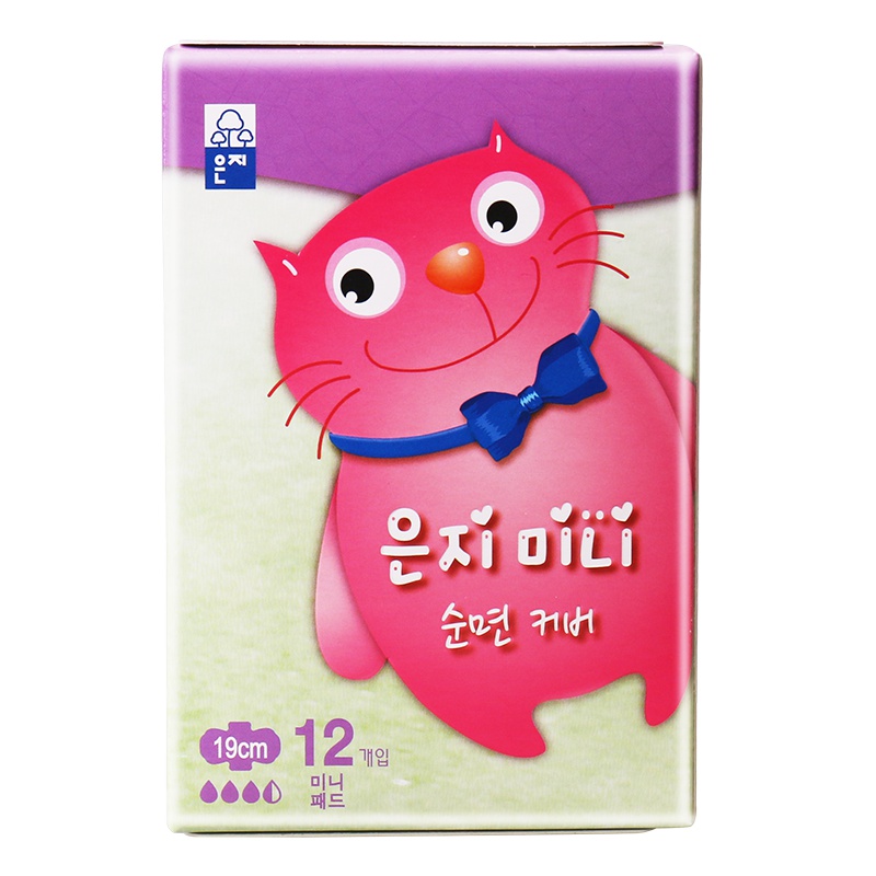 恩芝猫小菲系列 轻薄迷你 纯棉轻盈 方便携带 12片190mm超薄迷你巾