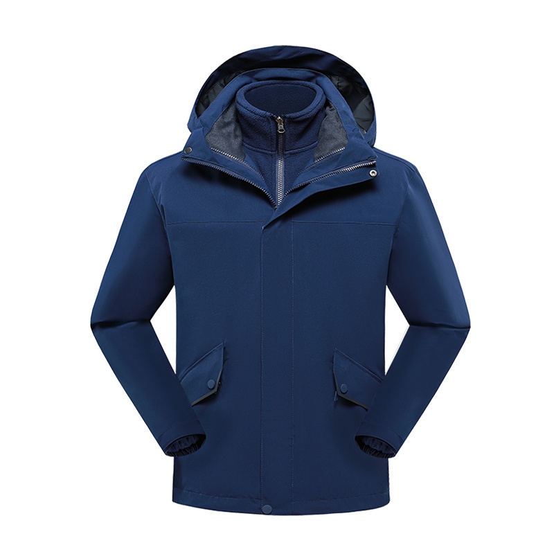 [直营]木林森(MULINSEN)户外登山情侣男女防风防泼水三合一可拆卸内胆保暖外套