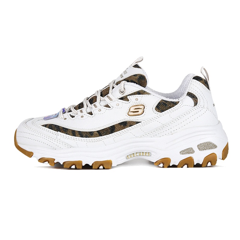 斯凯奇女鞋熊猫鞋老爹鞋缓震跑步鞋 13158/WHLD