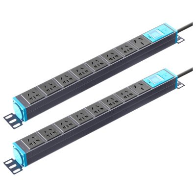 公牛PDU机柜专用电源插座10A/16A八插位带开关排插电源接线