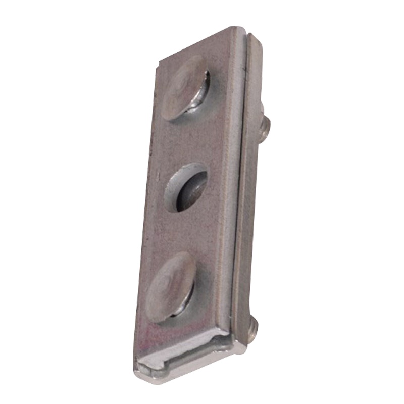 通信电力镀锌三眼单槽夹板双槽夹板 钢绞线紧固夹板镀锌夹板 三眼双槽夹板(冷镀)