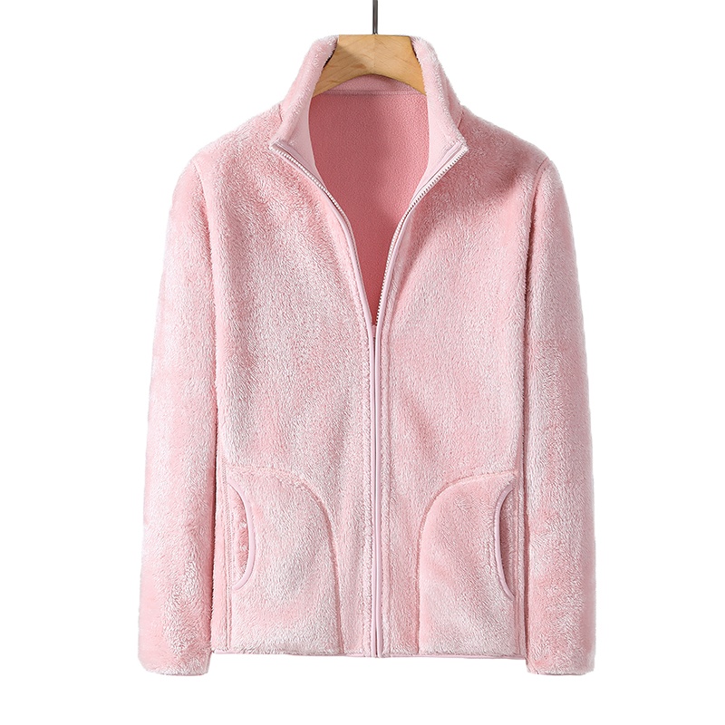 [直营]木林森(MULINSEN)抓绒衣男加厚珊瑚绒内胆保暖户外登山秋冬高领摇粒绒外套女