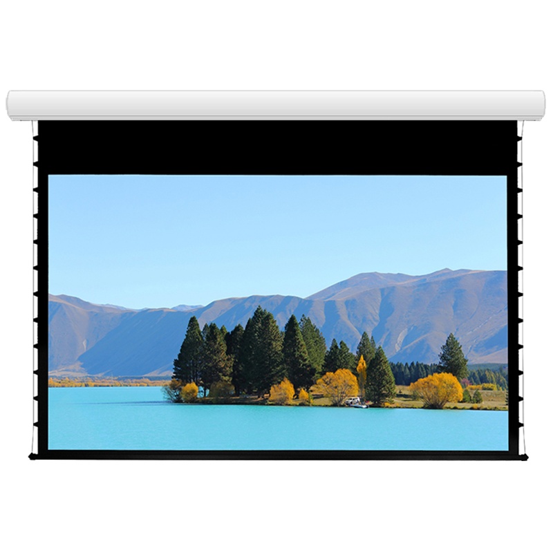 经科JK电动遥控拉线投影幕布H3-FL/2t拉绳正投软幕126寸16:9