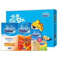 杜蕾斯(Durex) 避孕套 SHI身系列48只装(激爽四合一+love10赠随机6)情趣型安全套标准款男用成人计生用品