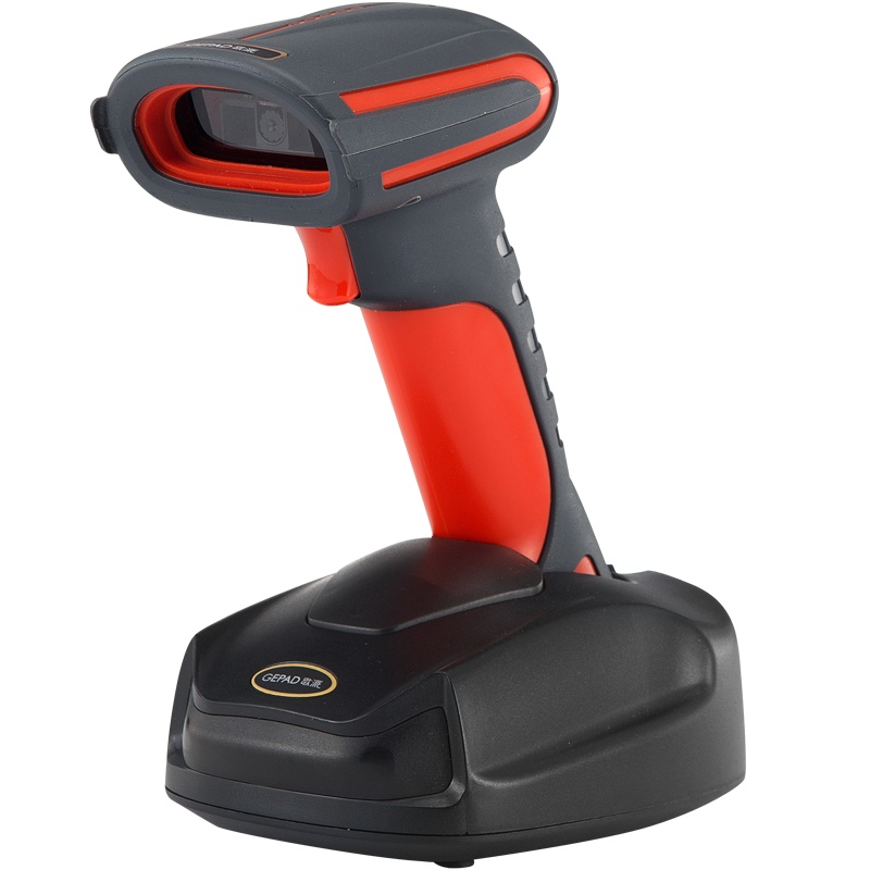 歌派(GEPAD)GW-2981无线扫描枪 二维工业级扫码枪3mil高精度 商超仓储快递扫码器 金属条码扫描枪