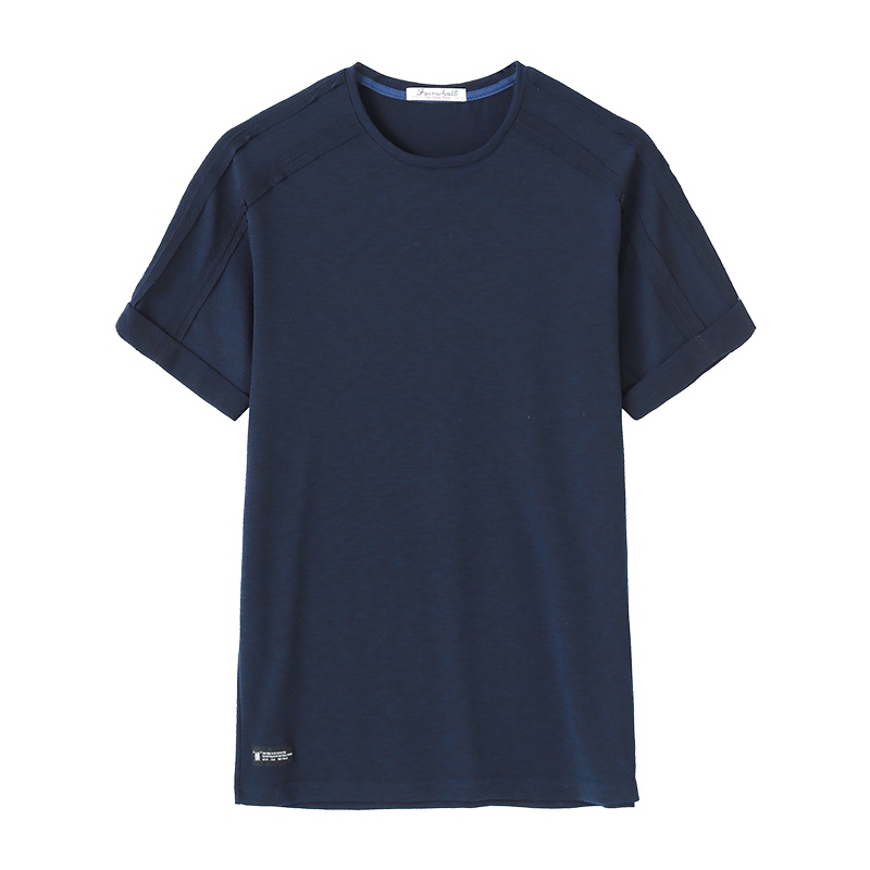 商场同款马克华菲男装2018夏季新款短袖T恤男时尚复古上衣