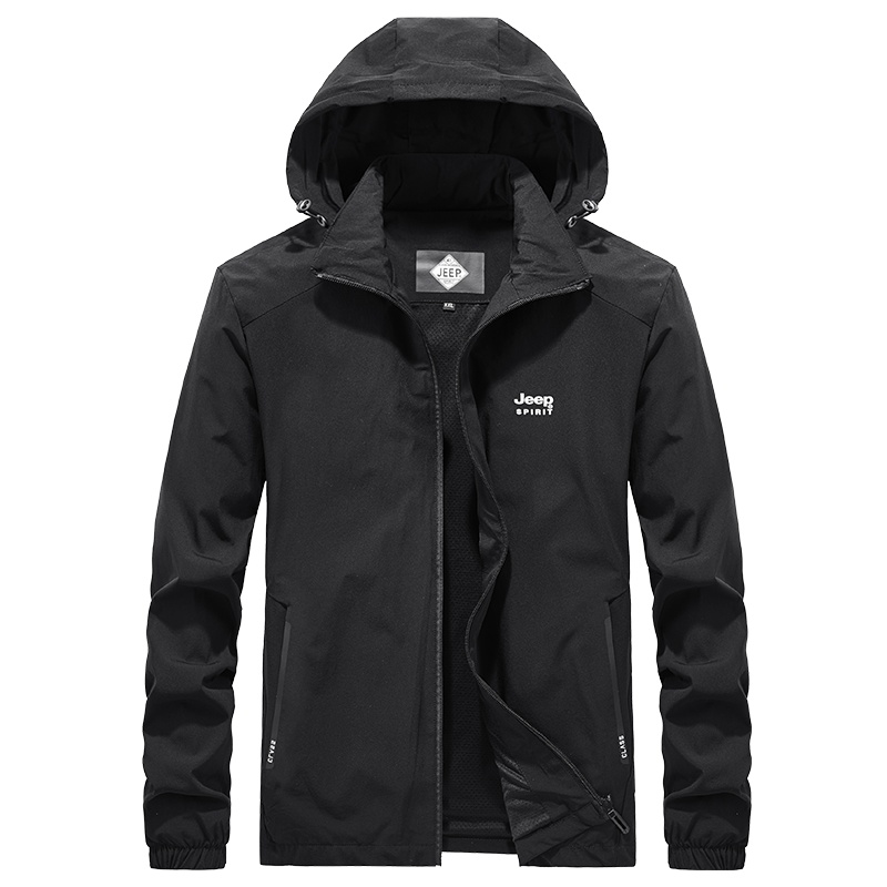 JEEP SPIRIT吉普男装外套2021秋季新款宽松加大码户外运动休闲男士外套