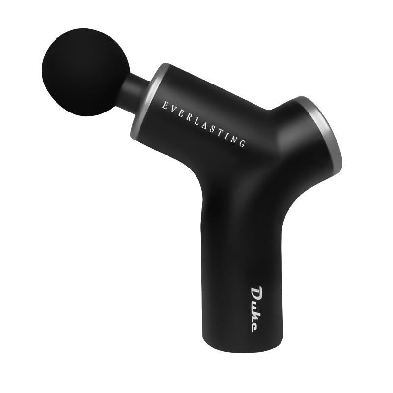 Duke筋膜枪 500g轻巧肌肉放松器按摩器 送四款按摩头 多功能小型电动健身器材家用 黑色