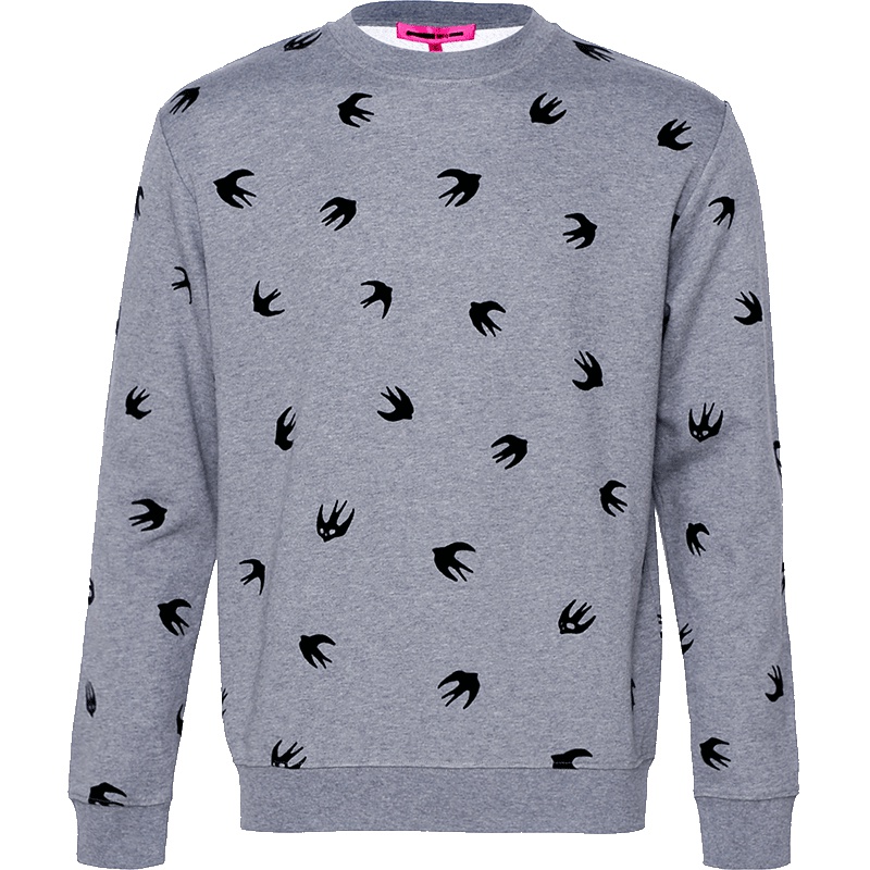 MCQ ALEXANDER MCQUEEN亚历山大麦昆 男士套头长袖T恤燕子款卫衣