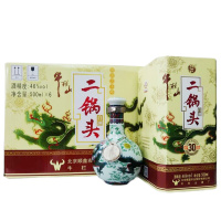 牛栏山二锅头珍品三十年（30年）青龙46度500ml*6，送精品红酒2瓶