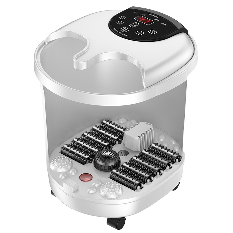 妙绝伦足浴盆泡脚桶加热家用小型按摩恒温足疗洗脚盆