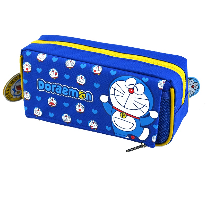 迪士尼(Disney) 机器猫卡通笔袋2082SL大容量文具盒 多啦A梦学习用品 中小学生铅笔盒 男女孩学生韩版创意奖品