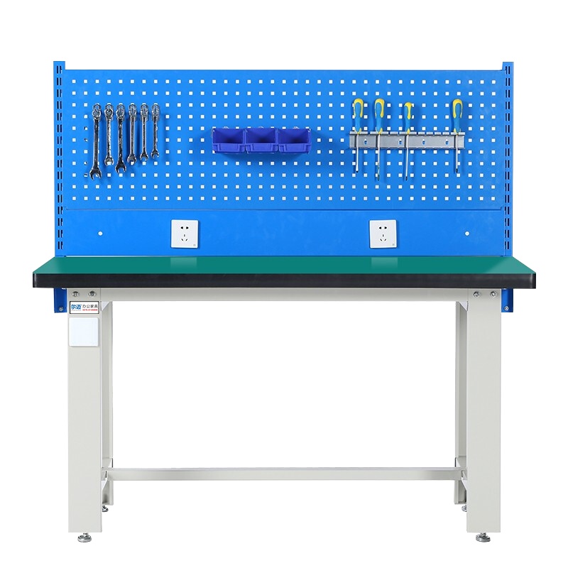 尔迈 重型钳工工作台防静电操作台工厂车间多功能维修工具台 1.8米 A款