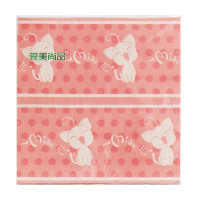 莞美尚品猫妖的诱惑萌动彩色餐巾纸原生木浆纸巾三层加厚便携装20包