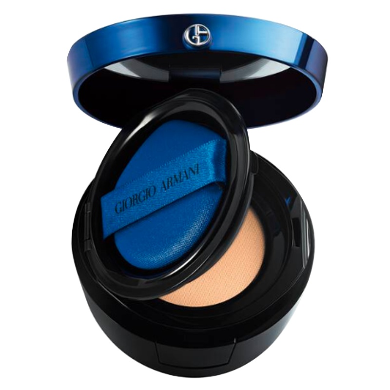 [国内专柜版]阿玛尼「大师·蓝气垫」造型轻垫粉底液14g #02白皙肤色 细腻奶霜质地 深润肌底 高度遮瑕