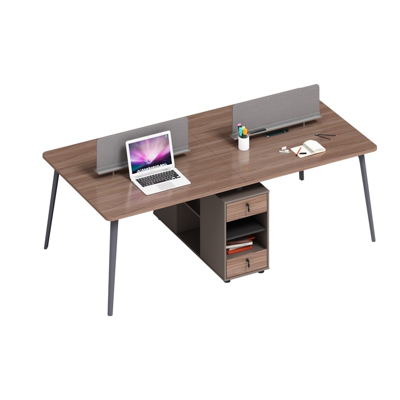 科朔 办公桌职员桌 员工桌 板式屏风桌 四人位 KS-12B2405