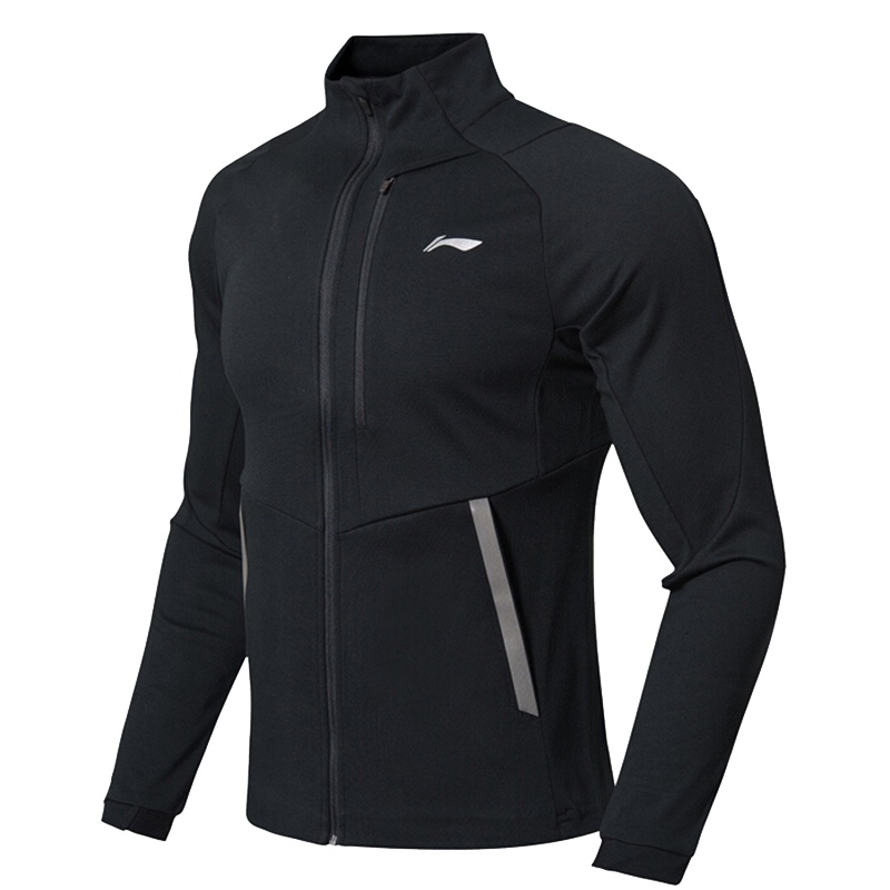 李宁LI-NING2018年卫衣男士训练系列长袖外套立领男装运动服