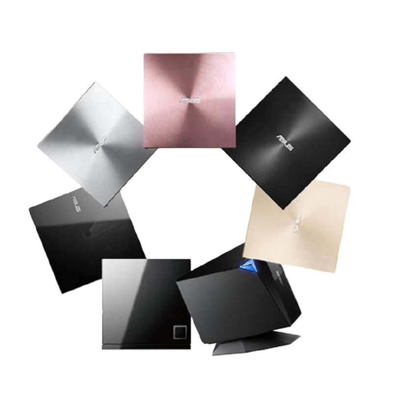 [精选]华硕外置光驱CD/DVD刻录机USB三星苹果笔记本电脑光驱外接移动光盘通用蓝光(颜色随机)