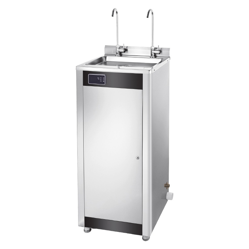 乐创(lecon)商用开水器 学校公司工厂大型不锈钢饮水机 弯头一开一温 LC-J-ZY01