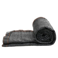 聚远 JUYUAN 5*50m 黑色遮阳网防晒网隔热网 8针加密包边打孔[10卷起订]