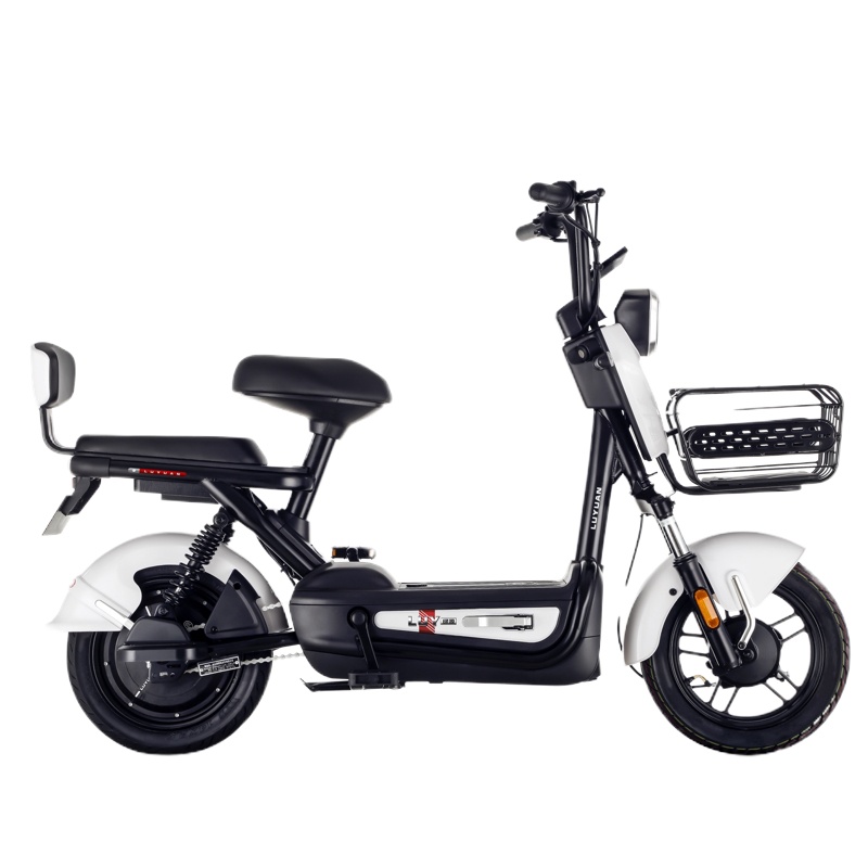 绿源48V24A可提锂电池电动自行车FAE男女士通勤代步新国标电瓶车 钛金蓝