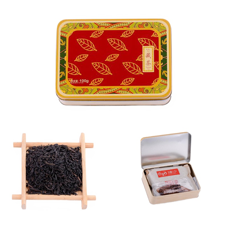 瑧馔 2013年春茶藏茶边茶黑茶礼盒装送禮佳品100克 西蜀雅贡 藏茶100克