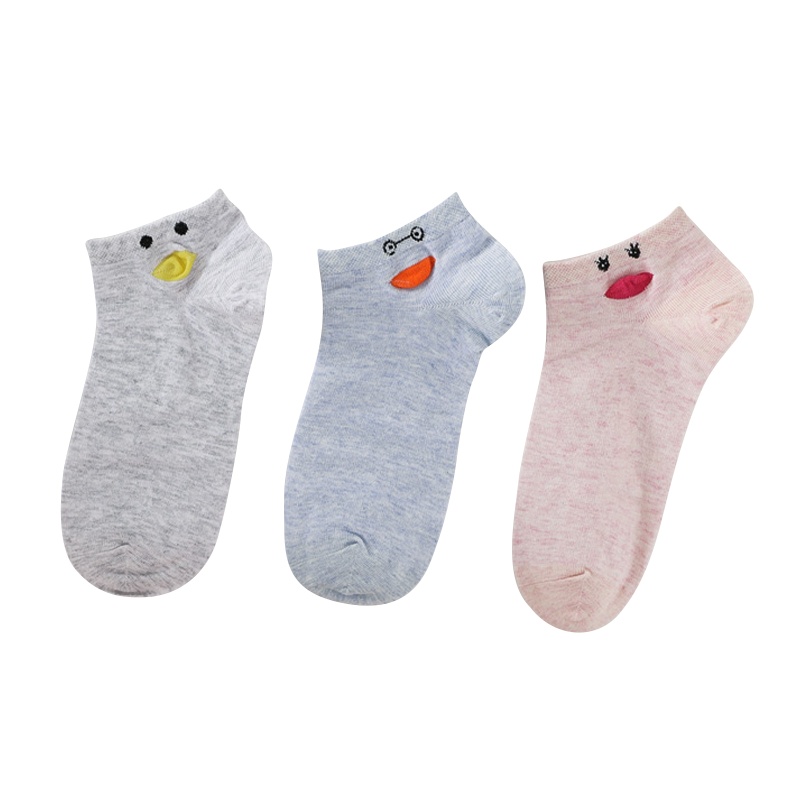 浪莎袜子6双女短袜浅口可爱日系纯棉袜春夏季薄款全棉夏天船袜ins潮
