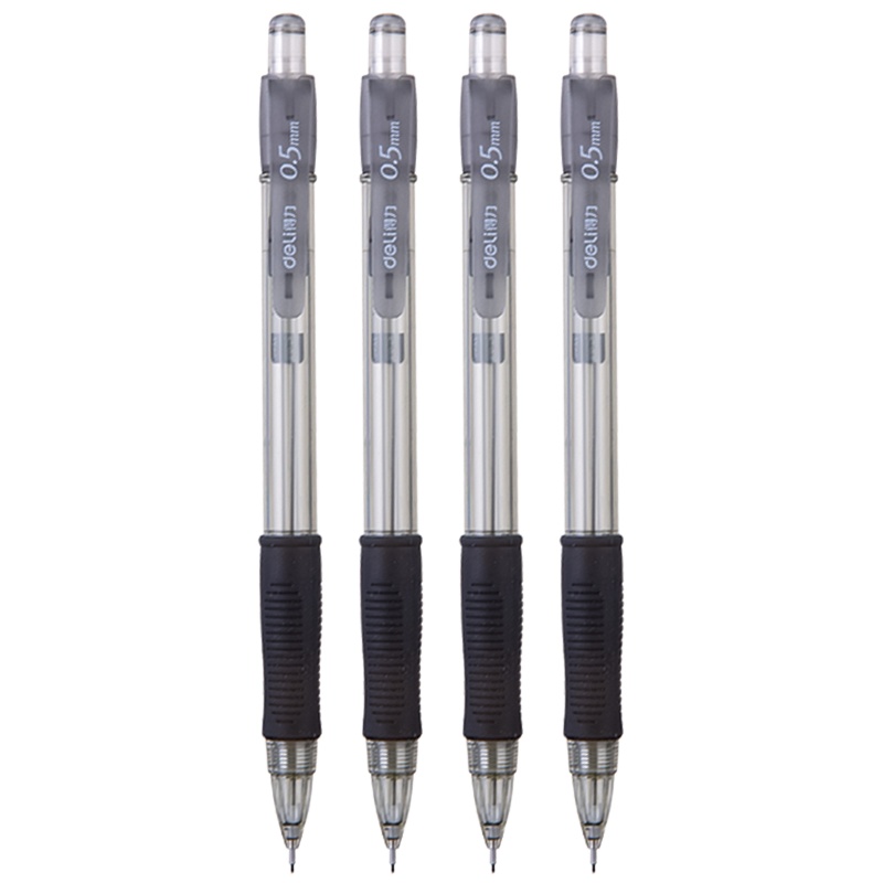 得力自动铅笔S427 活动铅笔低重心0.5/0.7mm绘图绘画彩色男活动女写不断芯 小学生专用不断铅