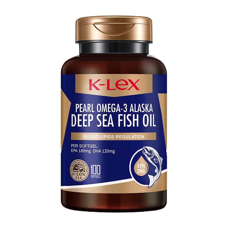 康力士美国原装深海鱼油卵磷脂胶囊三文鱼油维生素E欧米茄omega-