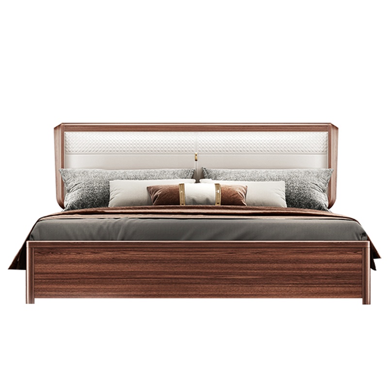 凡阔卧室轻奢实木床双人床印尼紫檀木卧室家具