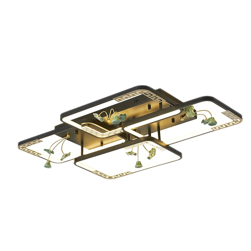 新中式吸顶灯客厅灯现代简约餐厅卧室led原创禅意中国风灯具套餐