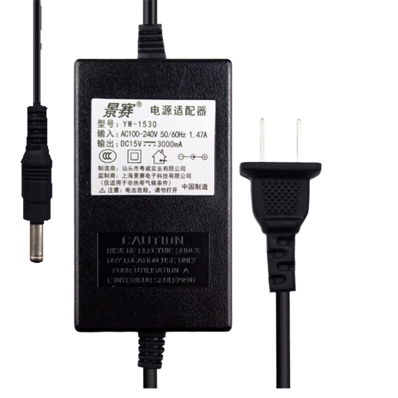景赛电源适配器YW-153015V黑色