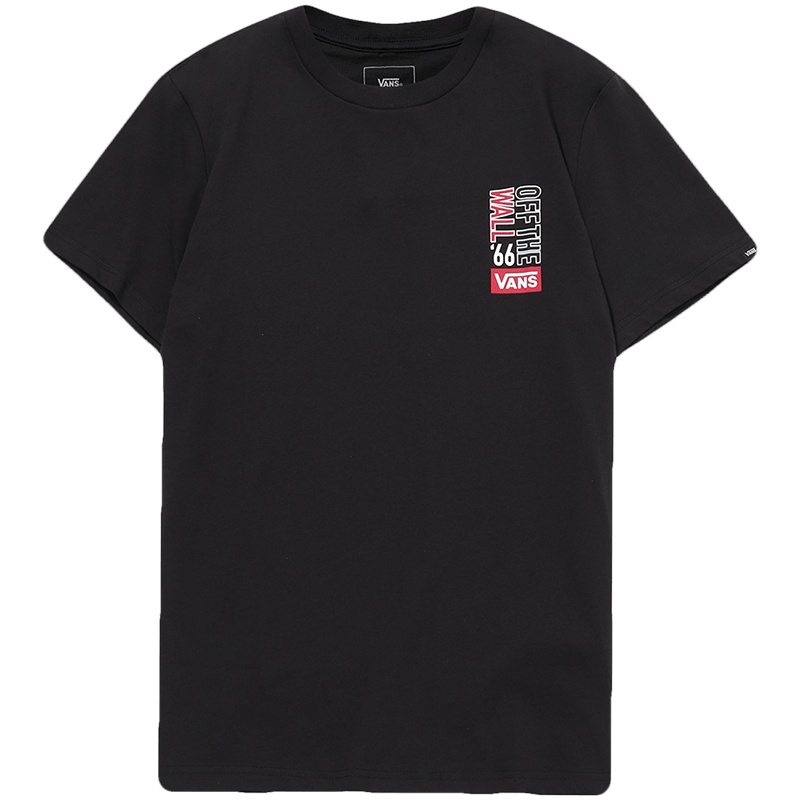 VANS范斯男装运动服休闲短袖T恤VN0A4UQLBLK