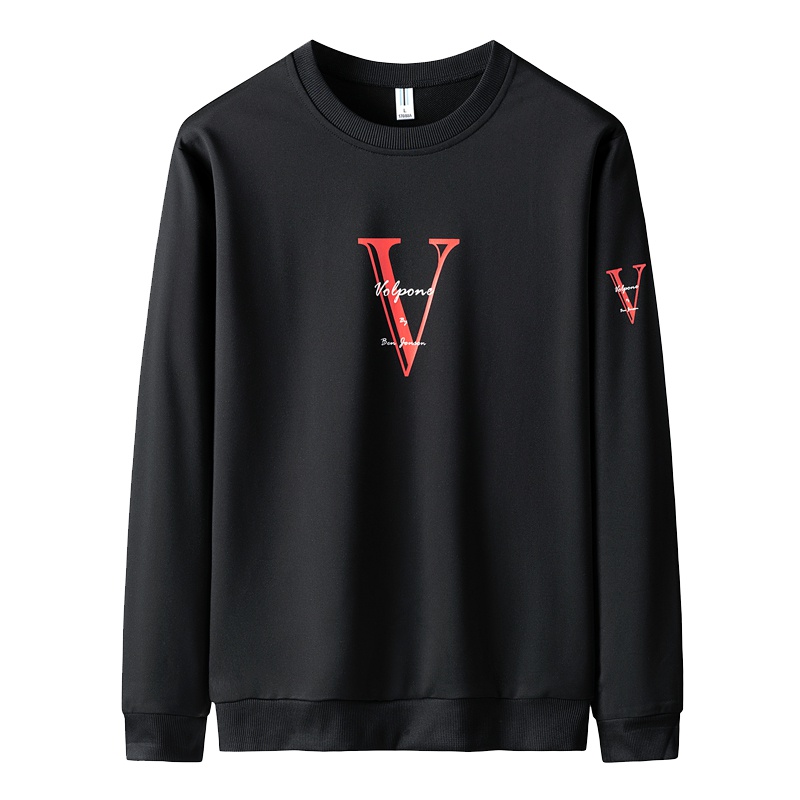 三弦(LA CORDE)长袖t恤男韩版潮流学生打底衫宽松卫衣2019新款秋季圆领上衣秋装MYW002